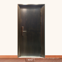 High Quality Galvanized Sheet Steel Door Copper Painting Surface office Interior Door Security